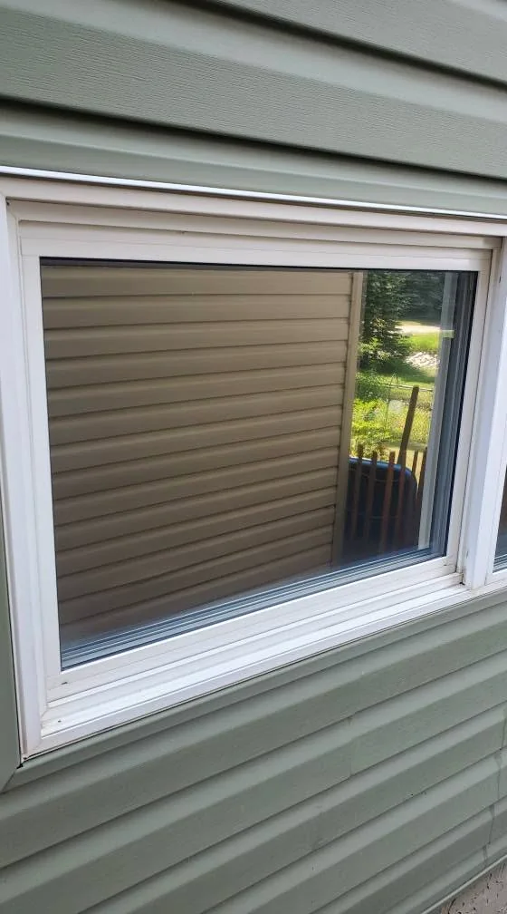 Clear window after cleaning